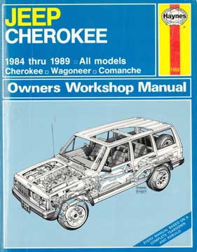 Seller image for Jeep Cherokee 1984 thru 1989 Owners Workshop Manual for sale by Wittenborn Art Books