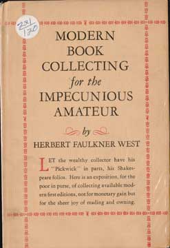 Modern Book Collecting for the Impecunious Amateur
