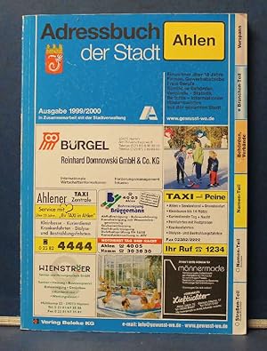 Adressbuch der Stadt Ahlen. Ausgabe 1999/2000