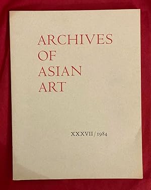 Immagine del venditore per Archives of Asian Art, Vol. 37, XXXVII / 1984 venduto da Exchange Value Books