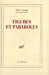 Seller image for Figures et paraboles [FRENCH LANGUAGE - Soft Cover ] for sale by booksXpress