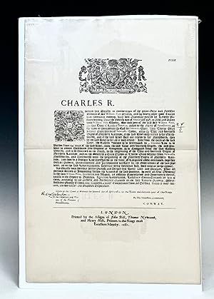 1859 Facsimile printing of Charles II Grant of Pennsylvania to William Penn