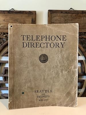 Image du vendeur pour Telephone Directory Seattle and Vicinity May 1937 mis en vente par Long Brothers Fine & Rare Books, ABAA