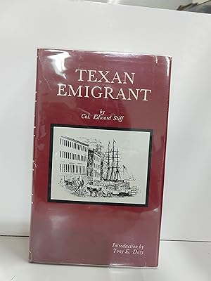 Image du vendeur pour The Texan Emigrant mis en vente par Fleur Fine Books