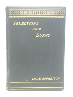 Bild des Verkufers fr Burns Selected Poems zum Verkauf von World of Rare Books