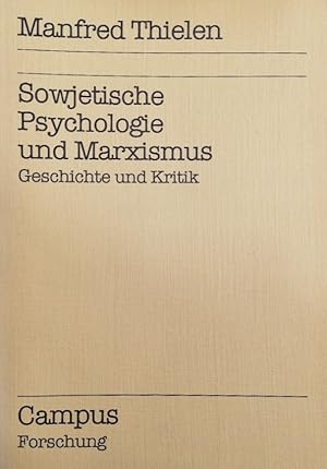 Seller image for Sowjetische Psychologie und Marxismus: Geschichte und Kritik (Campus Forschung) for sale by Buchhandlung Loken-Books