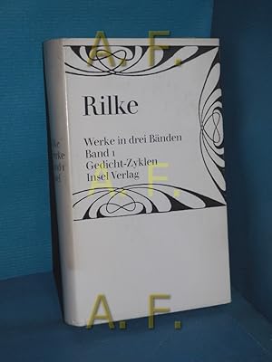 Bild des Verkufers fr Rilke, Rainer Maria: Werke Band 1: Gedicht-Zyklen. Einleitung von Beda Allemann zum Verkauf von Antiquarische Fundgrube e.U.