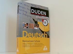 Seller image for Duden Basiswissen Schule - Deutsch, m. CD-ROM: Das Standardwerk fr Schler Deutsch for sale by Book Broker