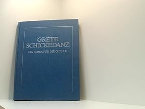 Bild des Verkufers fr Grete Schickedanz. Ein Leben fr die Quelle. Firmendokumentation zum 75. Geburtstag der Unternehmerin. Frth 20. Oktober 1986. zum Verkauf von Book Broker