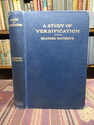 Immagine del venditore per A Study of Versification venduto da Pages Past--Used & Rare Books