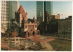 Image du vendeur pour architectural postcard: Trinity Church in the City of Boston mis en vente par Mobyville