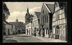 Bild des Verkufers fr Ansichtskarte Diepholz, Lange Strasse zum Verkauf von Bartko-Reher