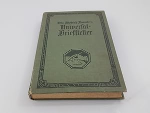 Bild des Verkufers fr Otto Friedrich Kammlers Universal-Briefsteller oder Musterbuch zum Verkauf von SIGA eG