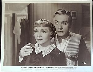 Bild des Verkufers fr Tovarich 8 X 10 Still 1937 Claudette Colbert, Charles Boyer, Basil Rathbone zum Verkauf von AcornBooksNH