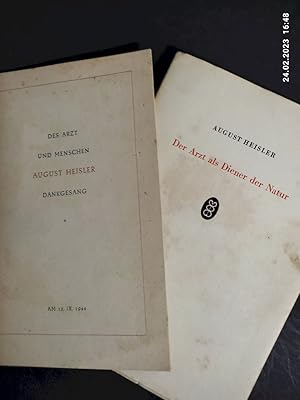 Der Arzt als Diener der Natur. + des arzt und menschen dankgesang 12.09. 1946; (selten)