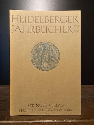 Heidelberger Jahrbücher. Band 14, 1970.