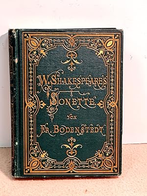Bild des Verkufers fr William Shakespeare's Sonette in Deutscher Nachbildung. Vierte Auflage. zum Verkauf von Antiquariat Friederichsen