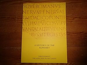 Imagen del vendedor de History of the Alphabet a la venta por Philip Hopper