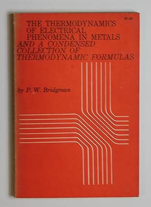 Thermodynamics of Electrical Phenomena in Metals