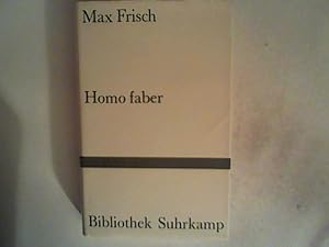 Seller image for Homo faber. Ein Bericht. Band 87 der Bibliothek Suhrkamp for sale by ANTIQUARIAT FRDEBUCH Inh.Michael Simon