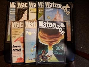 WATZMANN Satire Österreich - 8 Hefte aus den Jahren 1983 und 1984