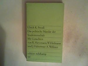 Bild des Verkufers fr Das politische Mandat der Studentenschaft zum Verkauf von ANTIQUARIAT FRDEBUCH Inh.Michael Simon