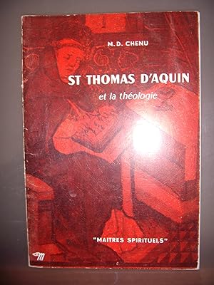 Seller image for St Thomas d'Aquin et la th ologie : Par M. D. Chenu Chenu, Marie-Dominique for sale by Les-Feuillets-du-Vidourle