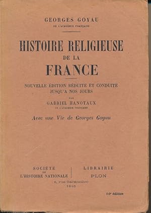 Bild des Verkufers fr Histoire religieuse de la France zum Verkauf von LIBRAIRIE GIL-ARTGIL SARL