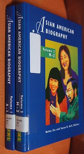 Bild des Verkufers fr Asian American Biography (Asian American Reference Library) 2 Volume Set zum Verkauf von GuthrieBooks