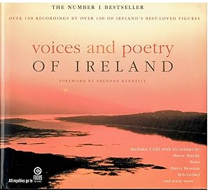 Seller image for VOICES AND POETRY OF IRELAND. Foreword by. A collection of Ireland s best-loved poetry with recordings by Ireland s best-loved figures. Includes 3 CDs with recordings of Maeve Binchy, Bono, Pierce Brosnan, Bob Geldof and many more. for sale by angeles sancha libros