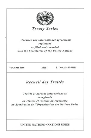 Immagine del venditore per Treaty Series / Recueil des Traites venduto da GreatBookPrices