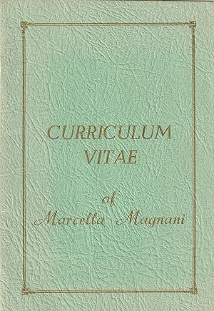 Curriculum Vitae of Marcella Magnani