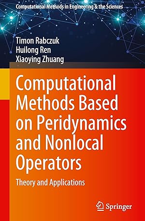 Bild des Verkufers fr \ Computational Methods based on Peridynamics and Nonlocal Operators zum Verkauf von moluna