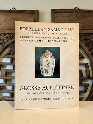 Auktion 45 Meissen-Porzellansammlung Herbert Pick, Amsterdam / 860 Seltene Porzellane und Fayence...