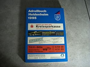 Heidenheim, Adressbuch der Stadt Heidenheim 1995,