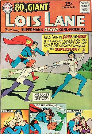 Image du vendeur pour EIGHTY-PAGE GIANT (80 pg. GIANT) No. 14 - LOIS LANE featuring Superman's Other Girlfriends (Sept. 1965) mis en vente par OUTSIDER ENTERPRISES