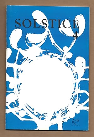 Imagen del vendedor de Solstice - Issue No.4 (Including an American Section) a la venta por The Bookshop at Beech Cottage