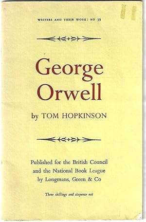 Seller image for George Orwell for sale by Purpora Books