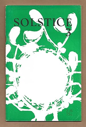 Image du vendeur pour Solstice - Issue No.3 (Including a Latin-American Section) mis en vente par The Bookshop at Beech Cottage