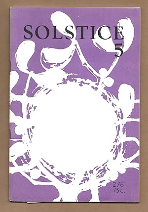 Imagen del vendedor de Solstice - Issue No.5 a la venta por The Bookshop at Beech Cottage