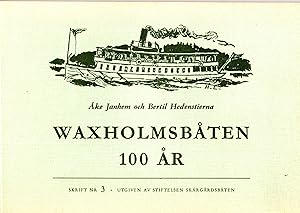 Waxholmsbaten 100 Ar Skrift No. 3