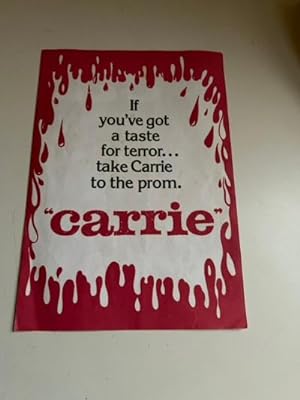 Carrie -- Four Page Brochure from the Movie