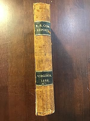Tenth Annual Report of the Railroad Commissioner of the State of Virginia, 1887