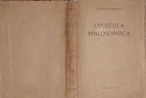 Opuscula philosophica