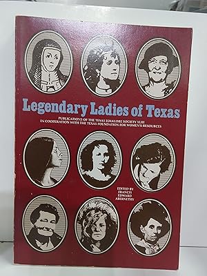 Bild des Verkufers fr Legendary Ladies of Texas zum Verkauf von Fleur Fine Books