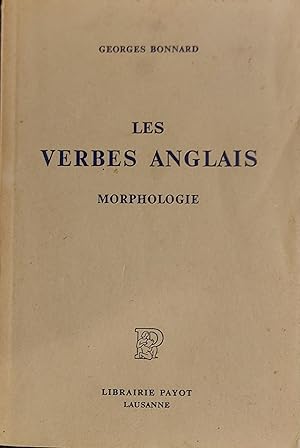 Les Verbes Anglais Morphologie