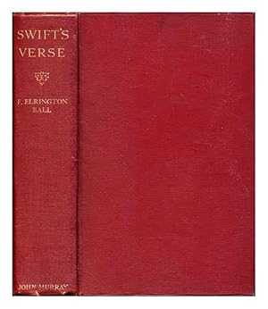 Image du vendeur pour Swift's Verse. An Essay. mis en vente par WeBuyBooks