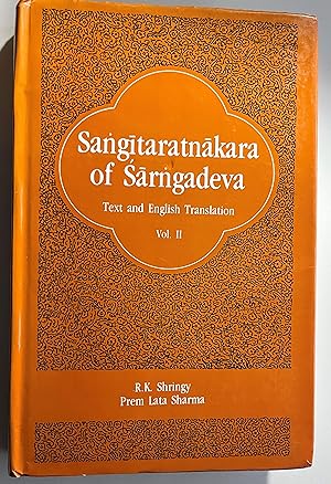 Seller image for Sangitaratnakara of Sarngadeva: Text & English Translation, Chapters 2-4 for sale by Book Dispensary