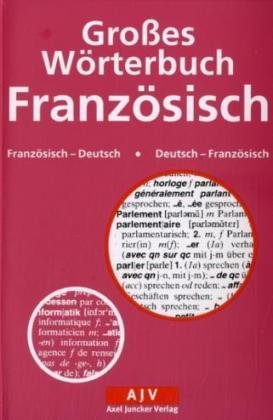 Bild des Verkufers fr Groes Wrterbuch Franzsisch zum Verkauf von Antiquariat Buchhandel Daniel Viertel