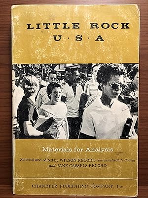 Seller image for Little Rock, U.S.A.: Materials for Analysis for sale by Rosario Beach Rare Books